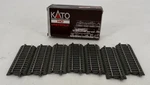 Kato 2-120 Ho Scale 114MM (4 1/2") Straight 7 Pcs Unitrack In Box. Fixed Price $17.99.