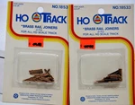 Ahm #18533 Ho Scale Brass Rail Joiners 24/PACK Lot Of Factory Original New. Fixed Price $14.99.
