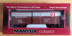 New Ho Scale - 41' Box Car,p.r.r.merchandise Svc. Mantua 734549. Our X1997. Fixed Price $20.00.