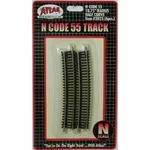 Atlas Scale New 2026 Code 55 Track 18.75 Radius 1/2 Curve (6 Pieces) 2025. Fixed Price $13.42.