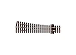 Peco SL-E1495 Ho Scale Turnout, Medium Radius, Right Hand. Fixed Price $46.69.