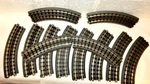 Mth Realtrax 40-1002 Twelve Piece 031 Radius Curve Tracks-solid Rail Super Nice. Fixed Price $44.99.