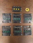 Lot Of 6 Atlas 215-250 Selectors, 205 Connector, Extra Screws,& Stickers. Fixed Price $32.00.