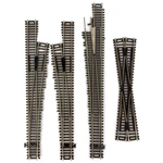 Ho Atlas Customline Code 83 Nickle Switch Lot #6 & Rh, #8 Lh, 12 1/2 Crossing. Fixed Price $49.99.