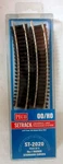 Peco ST-2020 Oo/ho Code 100 Nickel Silver Standard 22.5 Degree Curved Section. Fixed Price $39.95.