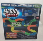 Ontel Magic Tracks 10 Foot Glow In The Dark Bendable Flexible Racetrack With Led. Fixed Price $12.99.