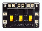 Atlas Electrical Connector 3 Spst On/off Switches In Parellel 205. Fixed Price $16.98.