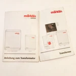 Marklin 6001-2-3 Transformer Instruction Booklet 600-52-55 66191. Fixed Price $24.27.