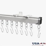 Curtain Track System Ceiling Wall Mount Heavy Duty Rod Kit Accessories. Fixed Price $73.94.