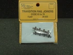 Micro Engineering #26-003 Transition Rail Joiner Code 83 To 70. Fixed Price $6.25.
