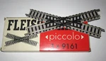 Fleischmann 9161 Piccolo 30 Degree Crossing Track Crossover Boxed Nib Nos. Fixed Price $15.95.