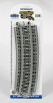 Bachmann Ho Curved Track +nickel Silver Rail & Gray Roadbed E-z 35.5 44507. Fixed Price $38.98.