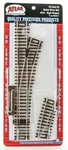 Atlas Ho Code 83 Snap-switch Manual Turnout 18IN Radius, Right Hand 543. Fixed Price $25.98.