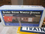 K-line Steam Whistle Station K-103 Building Only Tested Works No Roof. Fixed Price $10.07.