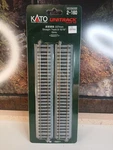 Kato #2-160 Ho Scale 227MM (8 15/16") Straight Unitrack Code 83 Sections. Fixed Price $14.52.