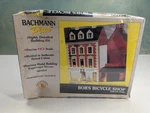 Bachmann 35123 Scale Plus Bob's Bicycle Shop Kit Read. Fixed Price $21.24.