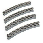 New Kato Unitrack 790MM (31 1/8") Radius 22.5 Curve Ho Scale 4 Pcs 2-25. Fixed Price $23.99.