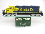 Kato 37-011 Ho Scale Emd SD40 Diesel Locomotive Atsf Santa Fe Railroad #5015. Fixed Price $92.50.