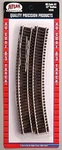 Atlas Code 83 22 Radius (6) - Ho Scale Nickel Silver Model Train Track #535. Fixed Price $13.17.
