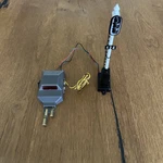 Vertical Light Signal With Activation By Itad Mth Ref 30-11036 And 40-1028. Fixed Price $83.70.