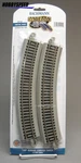 Bachmann E-z Track Ho 18" Radius Curves (4) Nickel Silver Roadbed BAC44501 New. Fixed Price $11.84.