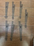 Atlas Ho Scale Code 83 Custom-line #6 Turnout Manual Right Switch Lot Of 9. Fixed Price $62.00.