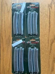 Kato Unitrack N-gauge 20-160 R481-15 Curved R19"-15 Pcs. (X4). Fixed Price $30.96.