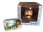 Bob Ross Gift Pack! * Molded Mug New Box & Unopened Happy Little Tree Mints. Fixed Price $32.00.