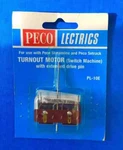 Peco PL-10-E Switch Motors Extended Pin. Fixed Price $9.06.