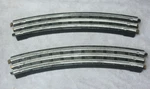 2 - Trix Express Rail Ho Scale 1355 Curved Track. Fixed Price $25.99.