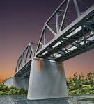 Walthers Cornerstone 933-4552 Ho Double-track Bridge Concrete Pier Kit. Fixed Price $23.99.