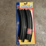 New Life Like Trains #21303 Ho Power-lock Curved Tracks (pack Of 4). Fixed Price $11.90.