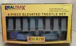 Mth Railking 8 Piece Elevated Trestle Set For Realtrax Gauge 40-1034 #2. Fixed Price $19.99.