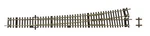 Roco 42490 Scale Left Turnout WL10 Without Actuator. Fixed Price $41.89.