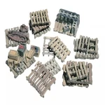 Woodland Scenics D204 Ho Assorted Mix Skids (15) Train Scenery - New. Fixed Price $18.69.