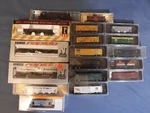Scale Mrc, Arnold, Revell, Ahm Set. 17 Cars. Alco Rsd 15 Diesel. Mint.. Fixed Price $175.00.
