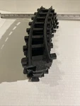 Toy State 1992, Curved Black Plastic Train Track, #9289. Fixed Price $17.99.