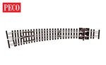 Peco SL-E387F Scale Code 55 Curved Lh Left Hand Turnout With Electrofrog New. Fixed Price $24.16.