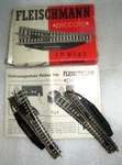 Nos Fleischmann 9141 Electric Left/right Hand Turn Out Switch Points Set Nib. Fixed Price $53.95.