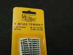 Micro- Engineering #15-505 Scale Turnout Lh #6 Frog CODE-55. Fixed Price $49.95.