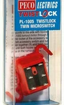 Peco New 2026 Lectrics Twistlock Turnout Microswitch For PL-1000 PL-1005. Fixed Price $15.82.