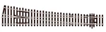 Peco Streamline SL-89 Ho Scale Code 100 Track Insulfrog Large Left-hand Turnout. Fixed Price $36.99.