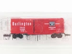 Z Scale Micro-trains 14107 Cb&q Burlington Route 40' Standard Boxcar #62988. Fixed Price $24.95.