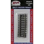 Atlas 534 Ho Code 83 18" Radius 1/3 Section 4PCS. Fixed Price $11.65.