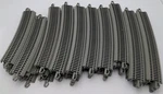 Bachmann 44584 Ho Nickel Silver Assorted Curved E-z Track Sections 50 Ex. Fixed Price $199.99.