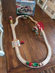 Brio Countryside Railway Set 33194 Wooden Trains Tracks Bridge Crossing Figure. Fixed Price $63.00.