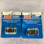 Lot Of 2 Peco Lectrics Turnout Motors # PL-10W & PL-10E. Fixed Price $27.99.