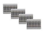 Lionel Ho Scale 3" Straight Magnelock Track (4) - 8768034. Fixed Price $18.64.
