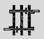 Marklin Ho K-track Straight 7/8IN 2.2CM 2204. Fixed Price $6.98.