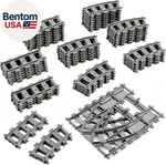 Classic City Train Tracks, 54 Pieces Railroad With 32 Curved, 20 Straight. Fixed Price $50.57.